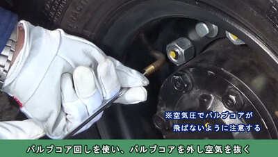 タイヤ交換/フォークリフト　イメージ3
